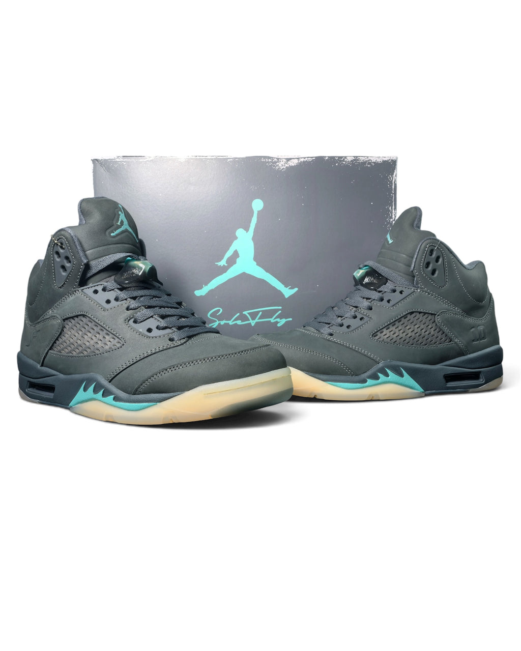 Air Jordan 5 x Solefly “Black Aurora Green”