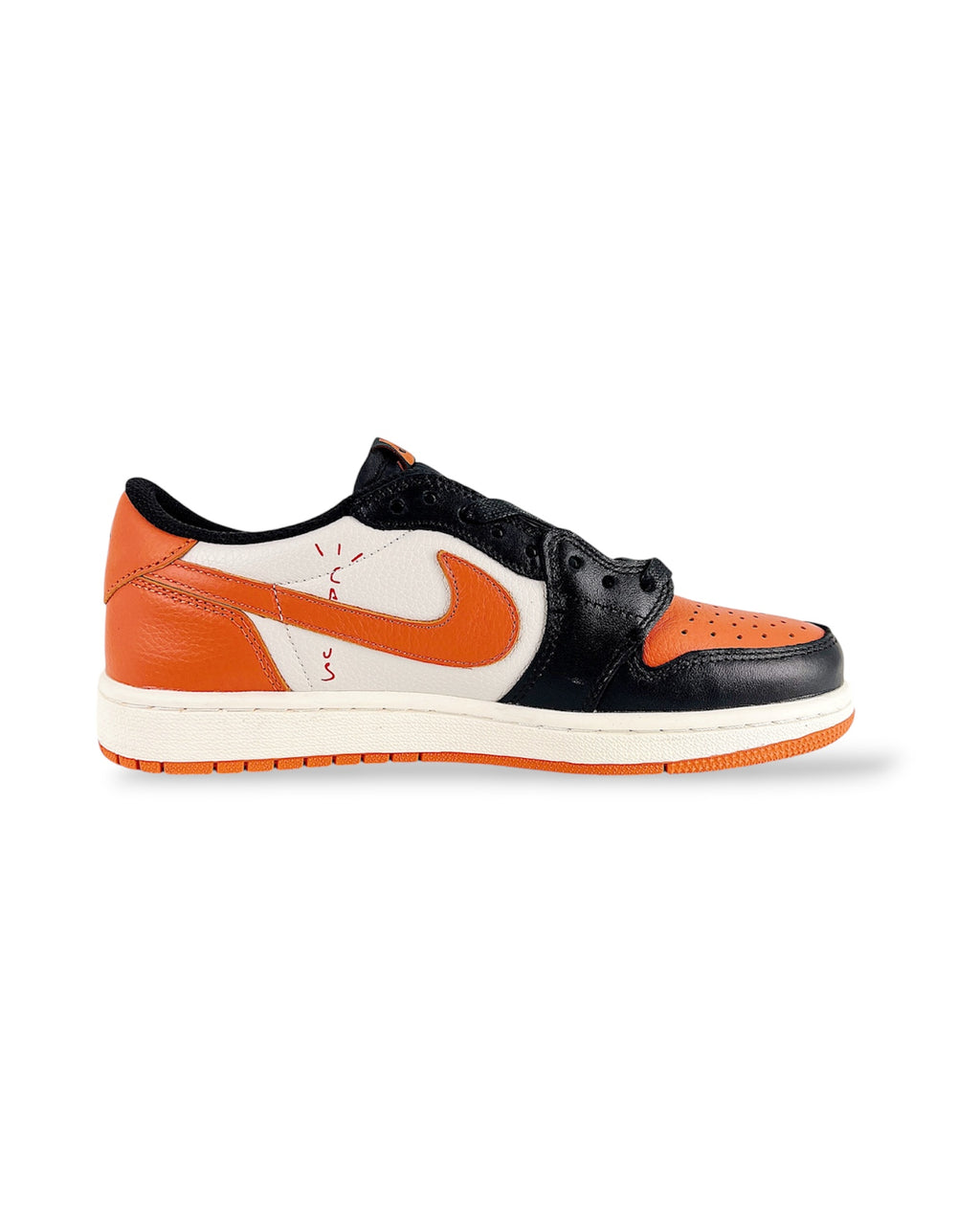 Air Jordan 1 Low x Travis Scott "White/Orange/Black" Concept