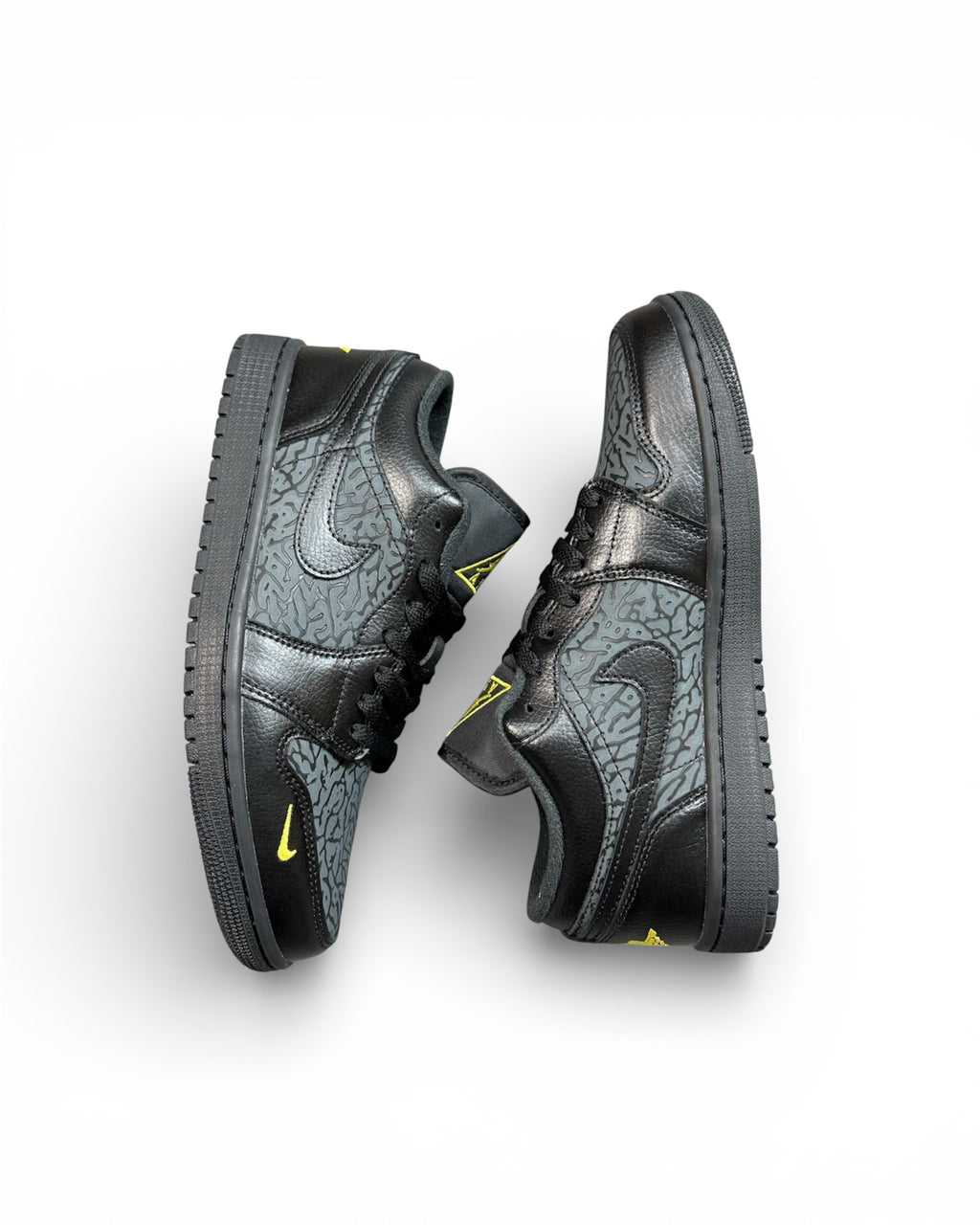 Air Jordan 1 Low "Black Elephant Print"