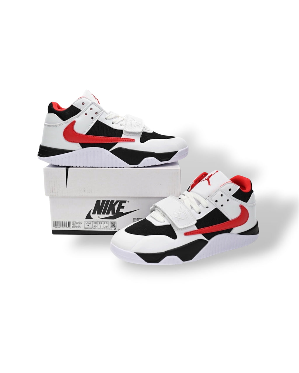 Jumpman Jack "White/Black Red Swoosh" Concept