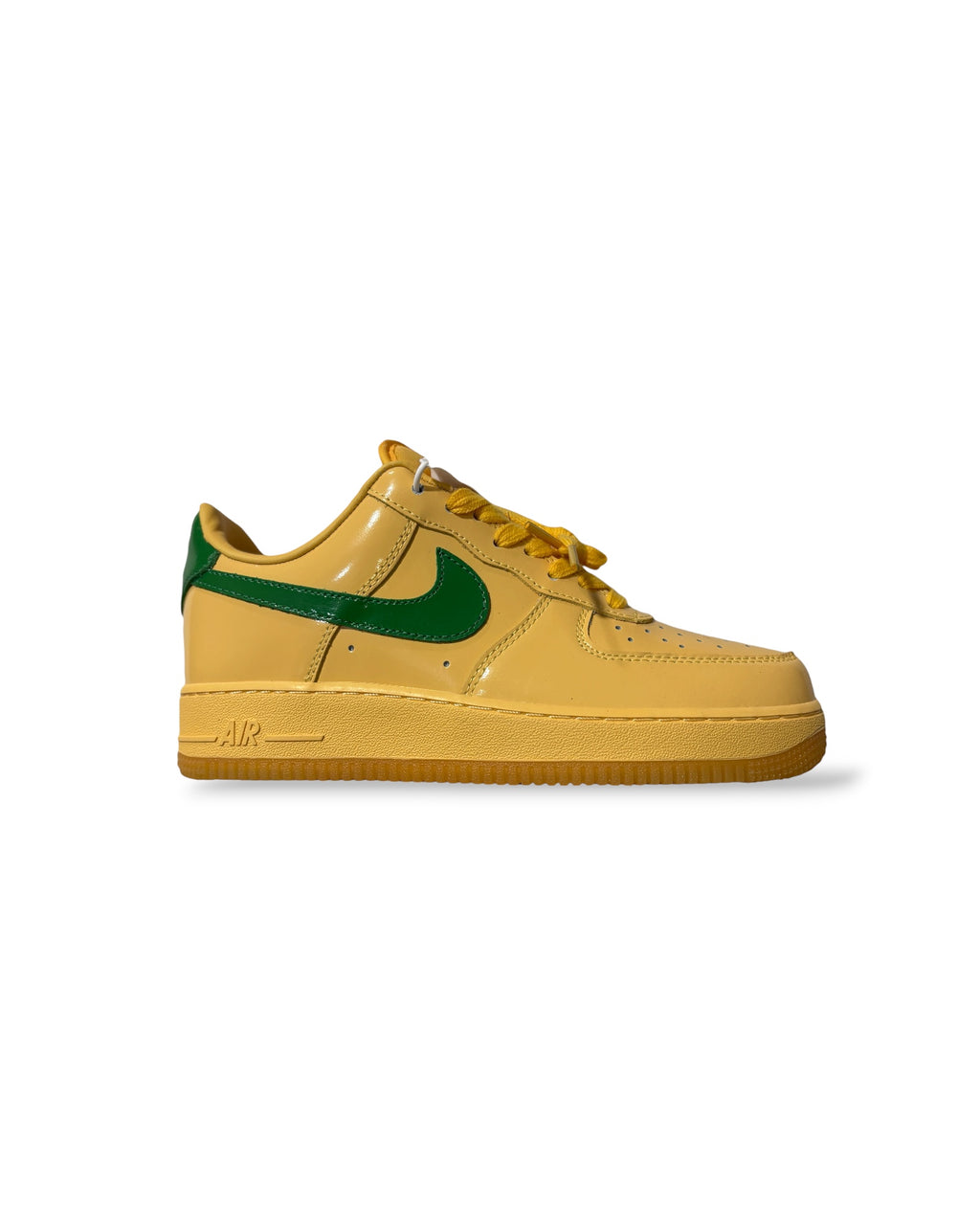 Air Force 1 Low Patent Leather “Topaz Gold Pine Green”