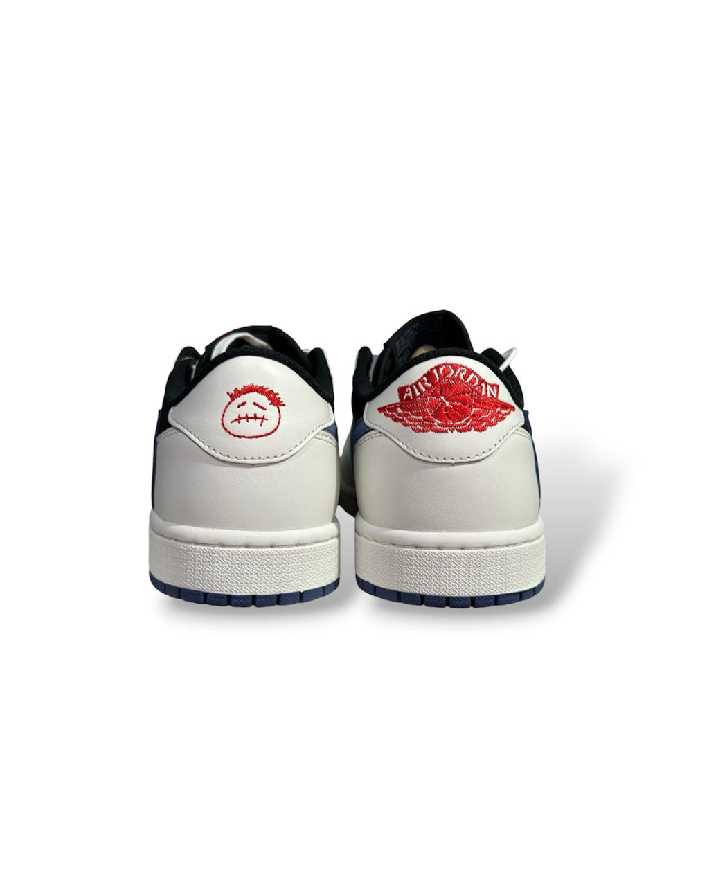 Air Jordan 1 Low x Travis Scott "White Blue Swoosh" Concept