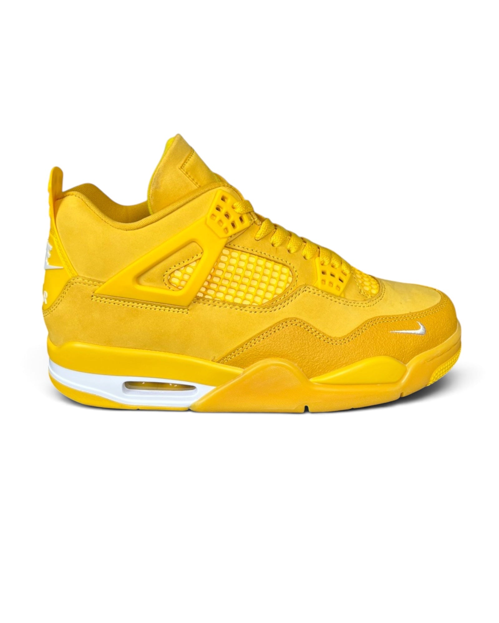 Air Jordan 4 x Nigel Sylvester “Brick by Brick” Yellow Custom