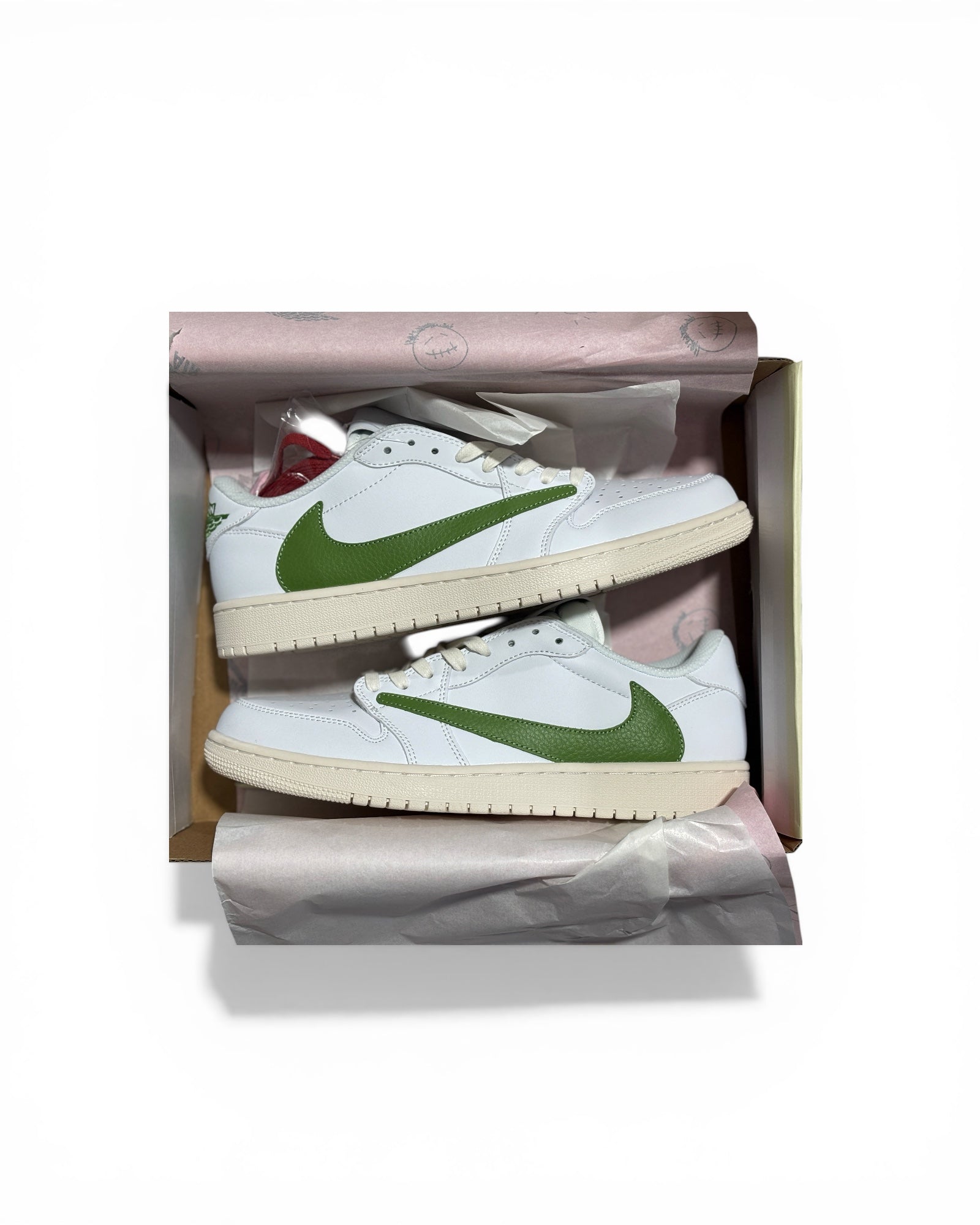 Air Jordan 1 Low x Travis Scott “White/Green” Concept