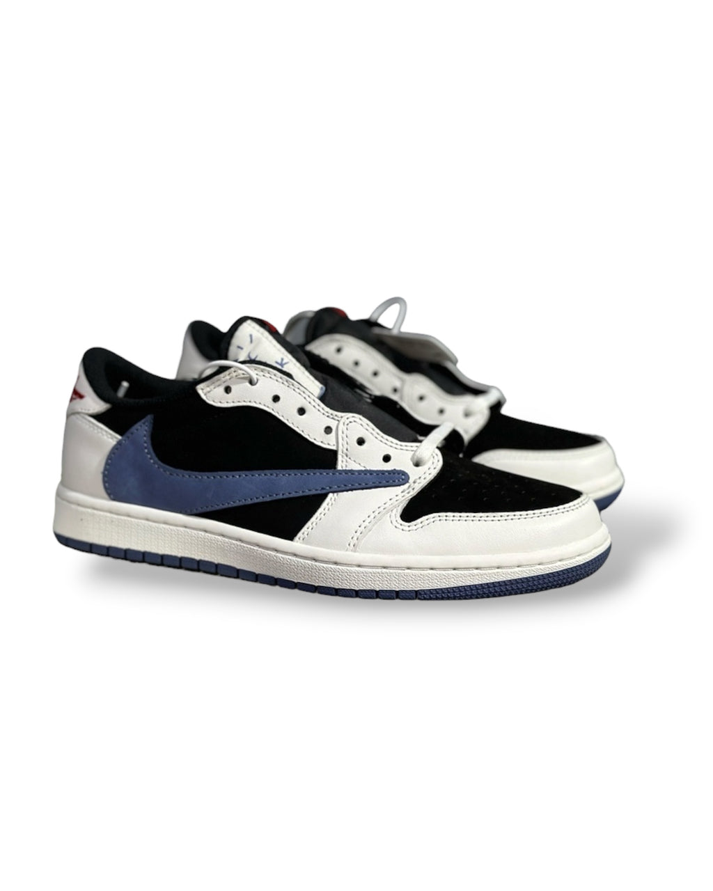 Air Jordan 1 Low x Travis Scott "White Blue Swoosh" Concept