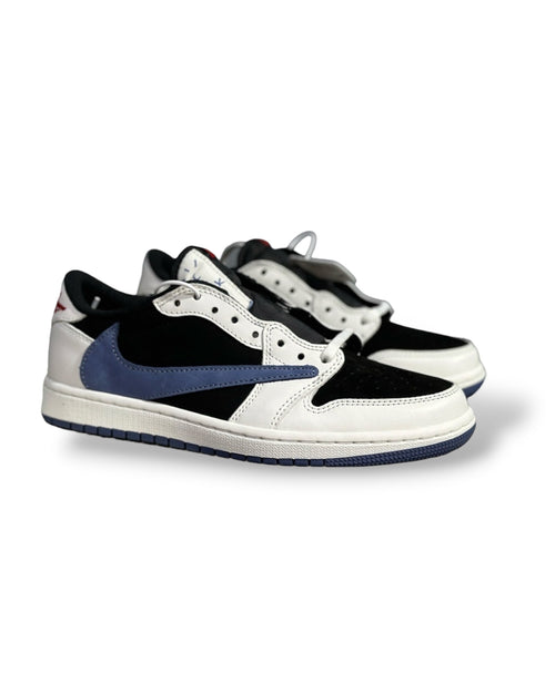 Air Jordan 1 Low x Travis Scott "White Blue Swoosh" Concept
