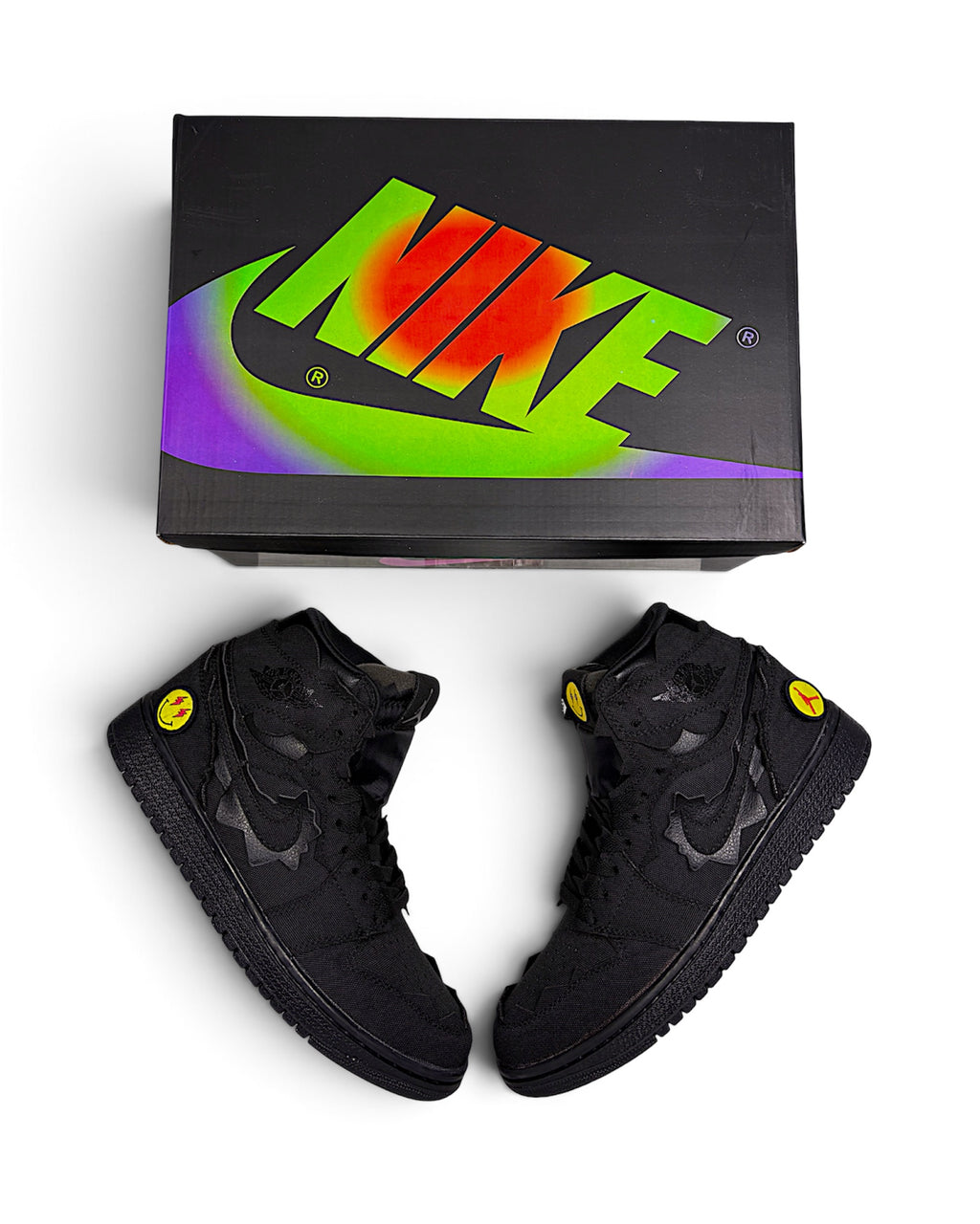 Air Jordan 1 High x J Balvin “Triple Black” Sample