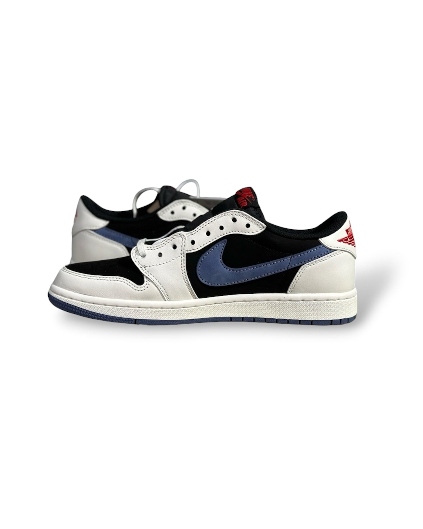Air Jordan 1 Low x Travis Scott "White Blue Swoosh" Concept