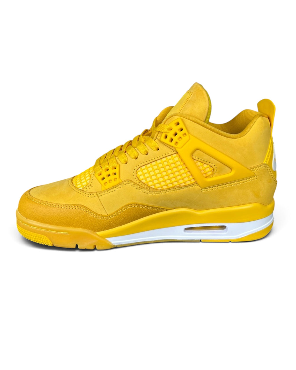 Air Jordan 4 x Nigel Sylvester “Brick by Brick” Yellow Custom