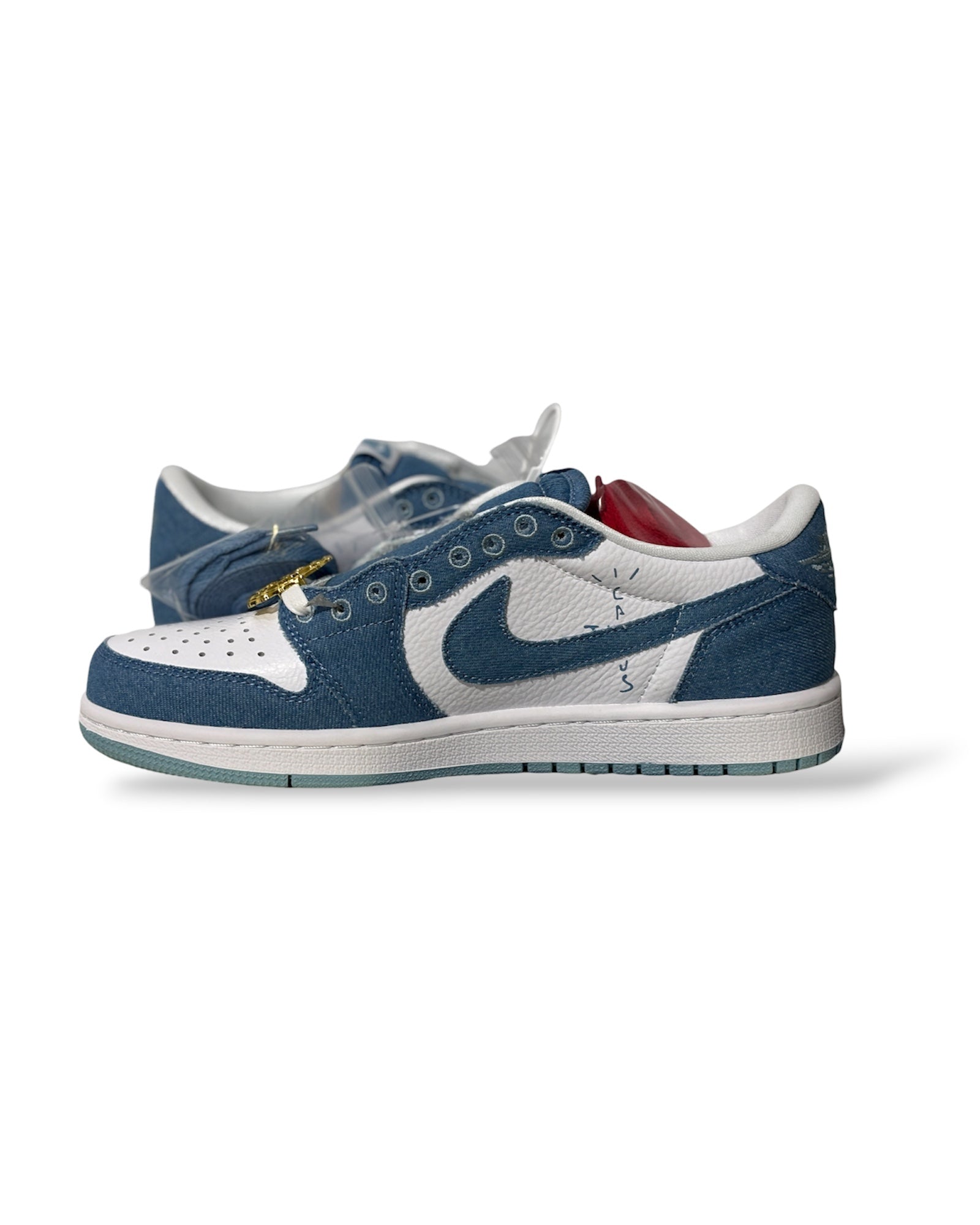 Air Jordan 1 Low x Travis Scott "Blue Denim" Custom