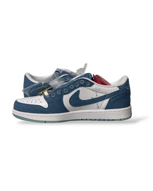 Air Jordan 1 Low x Travis Scott "Blue Denim" Custom