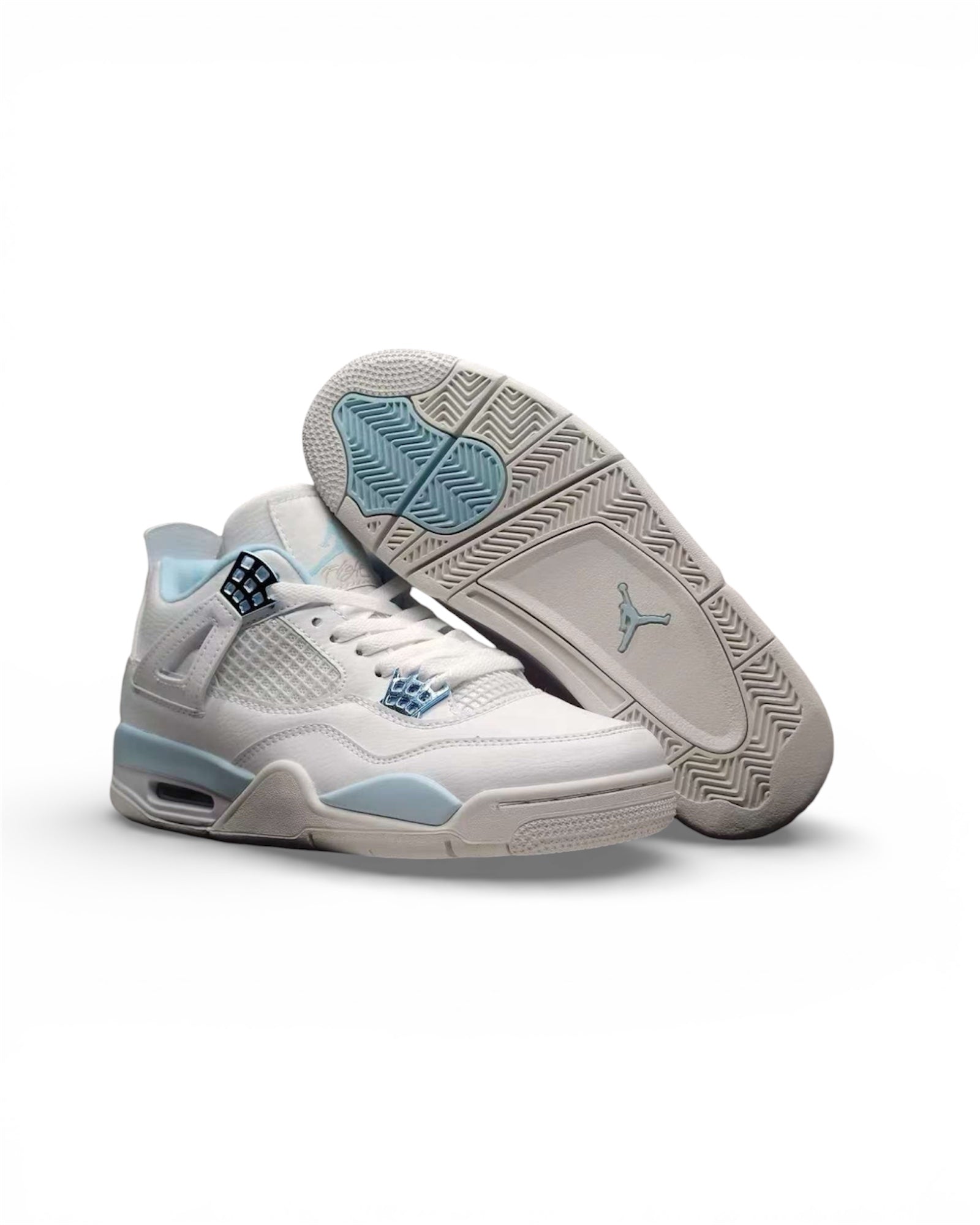 Air Jordan 4 White/Blue "Aluminium" Concept