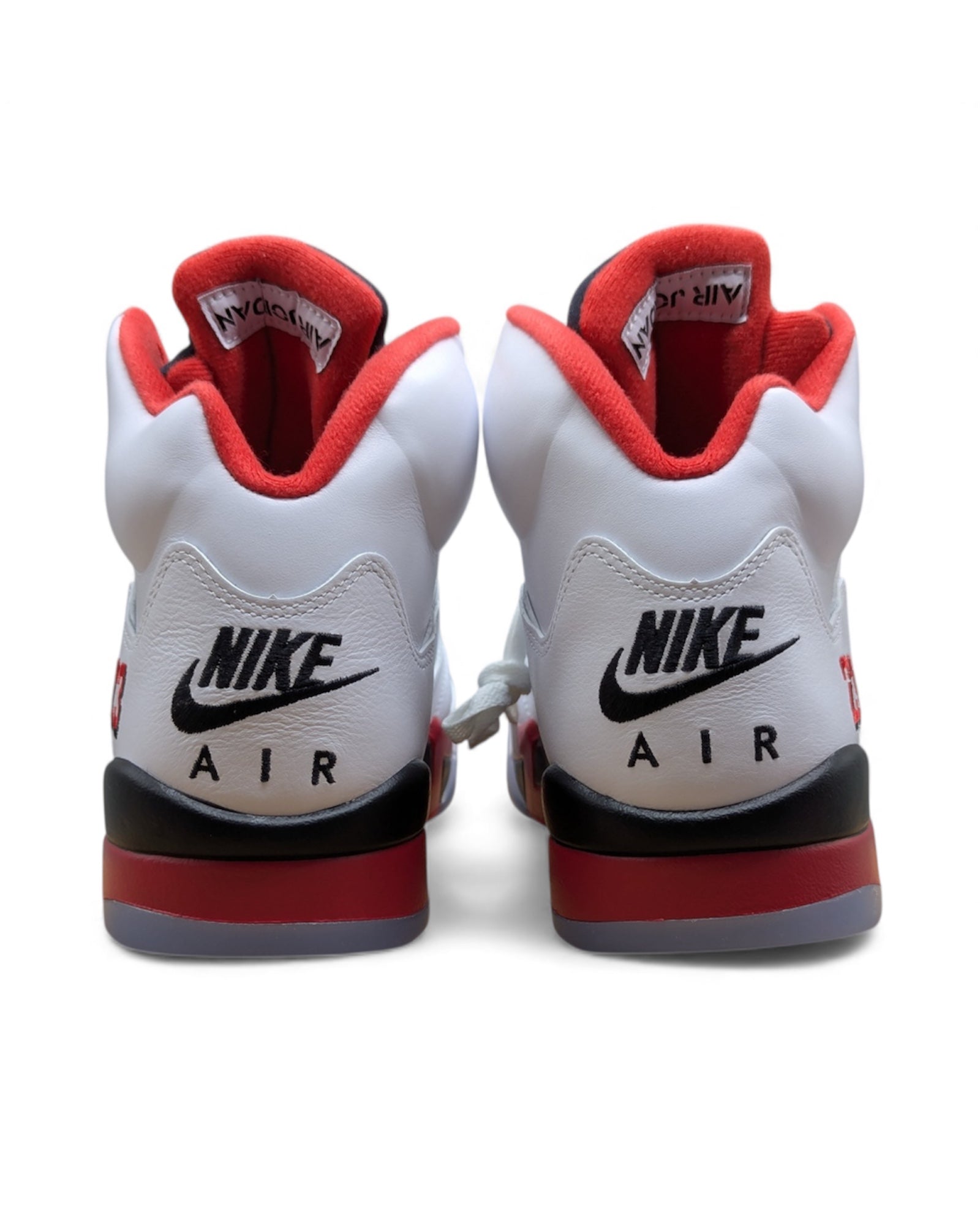 Air Jordan 5 "White/Fire Red/Black"