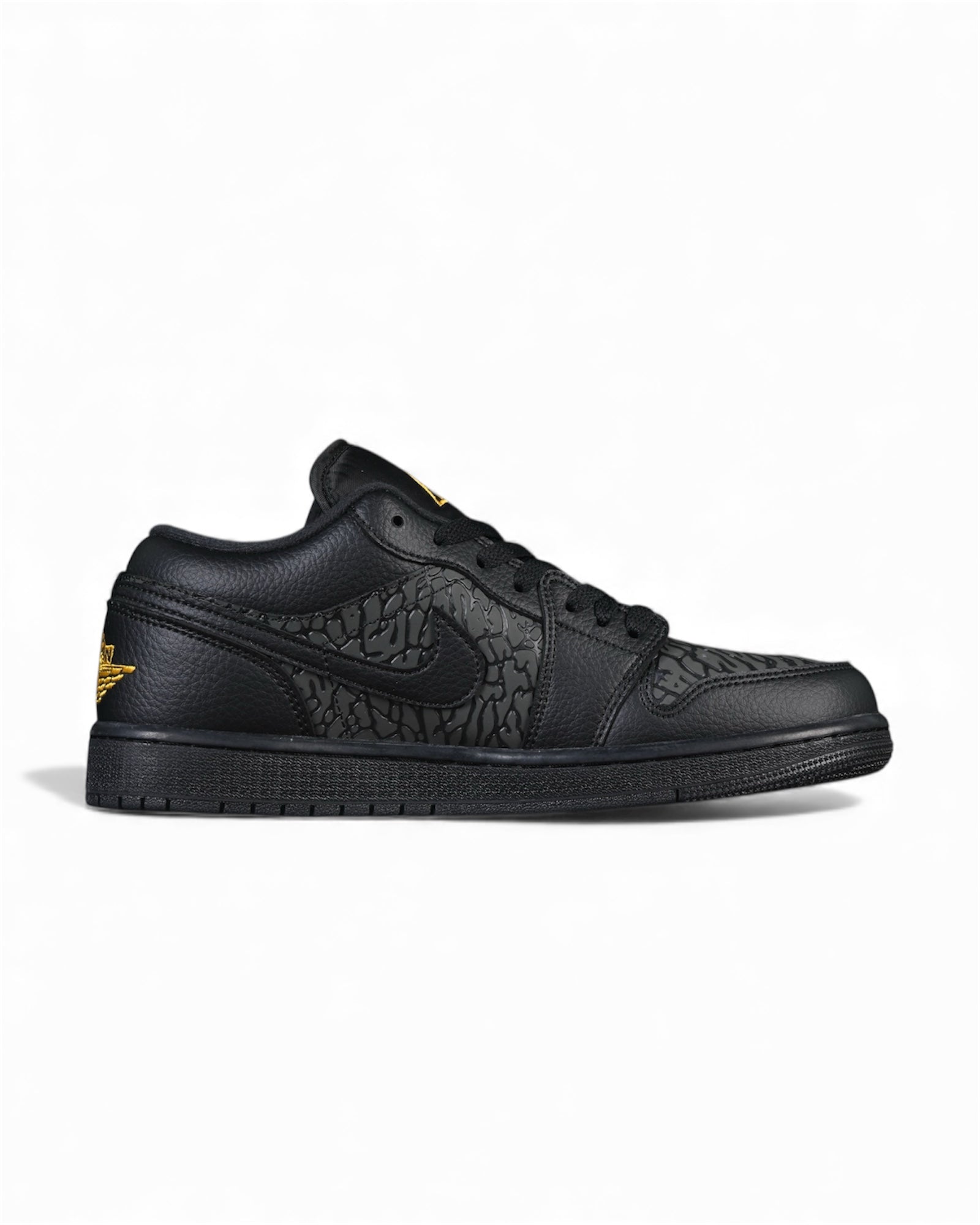 Air Jordan 1 Low "Black Elephant Print"