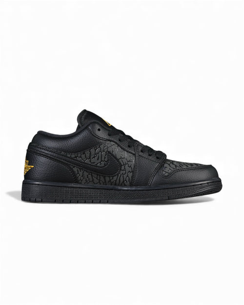 Air Jordan 1 Low "Black Elephant Print"
